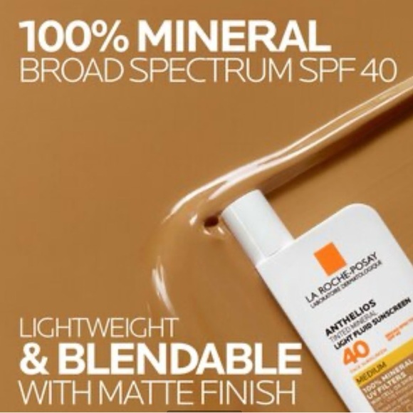 La Roche-Posay Anthelios Tinted Mineral Sunscreen 40 SPF Medium Tan NEW - Picture 6 of 13